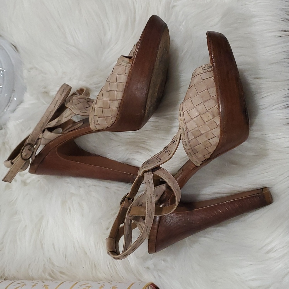 Bottega Veneta  platform slingback sandals heels shoe  size 39 - Picture 8 of 16